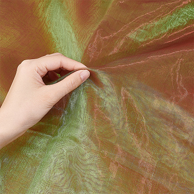 Polyester Organza Fabric DIY-WH0021-45B-1