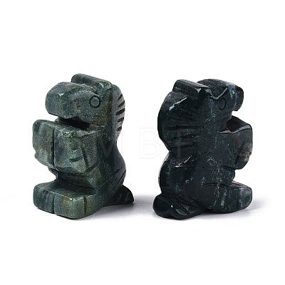 Natural Indian Agate Horse Figurine DJEW-N005-01G-1
