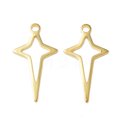 201 Stainless Steel Pendants STAS-I330-045G-1