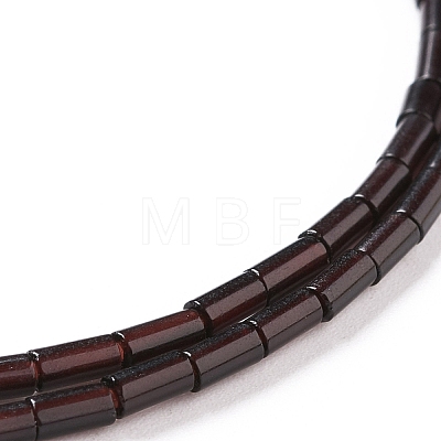 Synthetic Black Stone Beads Strands G-G783-21-1