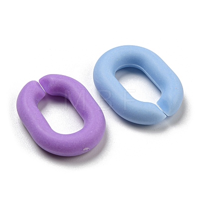 Frosted Acrylic Linking Rings FACR-Q013-01-1