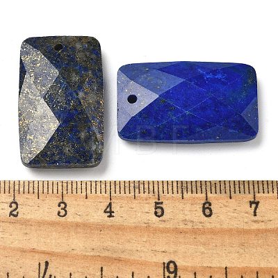 Natural Lapis Lazuli Pendants G-Z071-04G-1