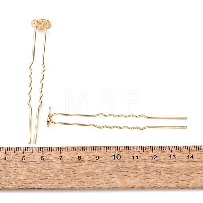 Brass Hair Fork Findings KK-H298-02A-1