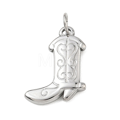 304 Stainless Steel Pendants FIND-T075-02P-1