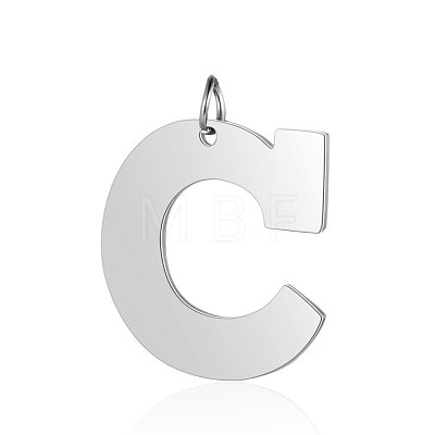 Tarnish Resistant 201 Stainless Steel Pendants STAS-S105-T585S-C-1