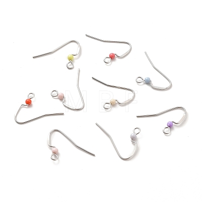 Tarnish Resistant 316 Surgical Stainless Steel Earring Hooks STAS-E044-02P-1