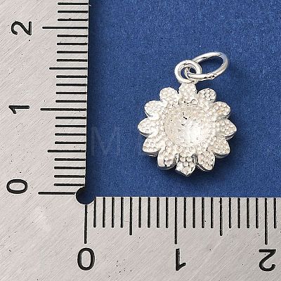 925 Sterling Silver Sunflower Charms LS-STER-K180-03S-1