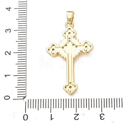 Easter Brass Micro Pave Clear Cubic Zirconia Pendants CU-CBA97F2-01A-G-1