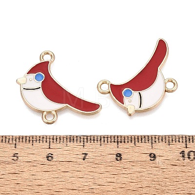 Alloy Enamel Connector Charms PALLOY-Q467-02G-04-1