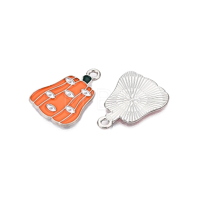 Halloween Theme Alloy Enamel Pendants ENAM-T020-08D-1