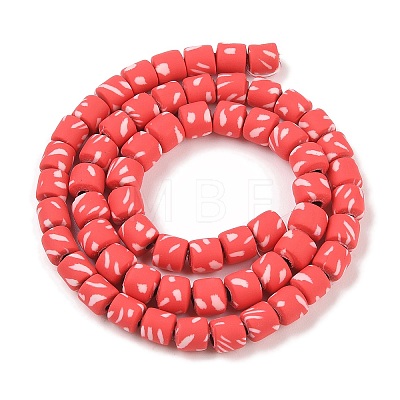 Handmade Polymer Clay Beads Strand CLAY-Z002-01R-1