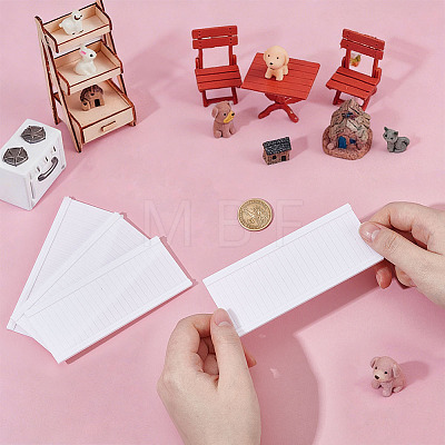 Rectangle Plastic Doll House Rail Mini Model DOLL-WH0007-21D-1
