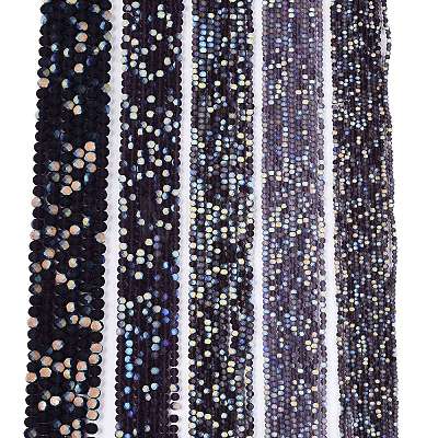 Transparent Glass Beads Strands EGLA-A044-T3mm-MB15-1