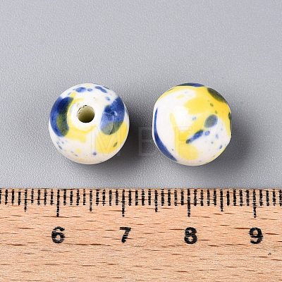 Handmade Porcelain Beads PORC-Q197-12mm-04-1