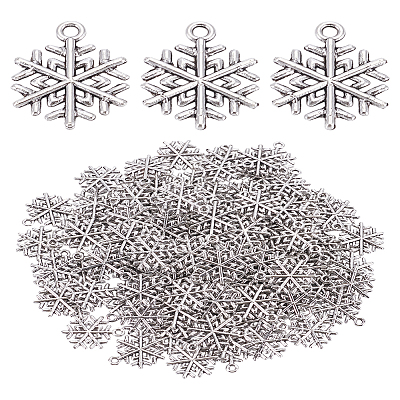 120Pcs Tibetan Style Alloy Pendants TIBEP-LP0001-11-1