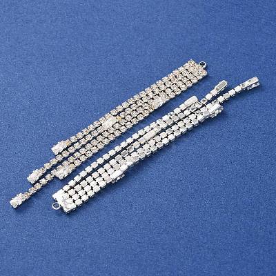Brass Micro Pave Clear Cubic Zirconia Big Pendants CU-CBAEC99-02S-1