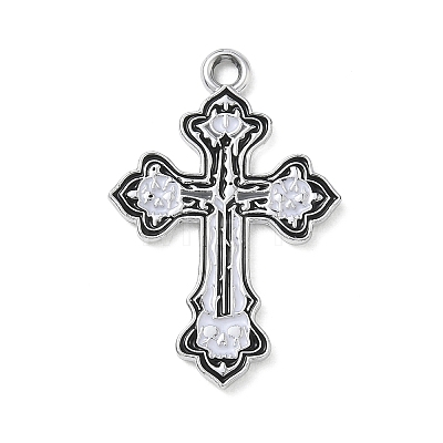 Halloween Alloy Enamel Pendants AL-CBA492B-01G-P-1