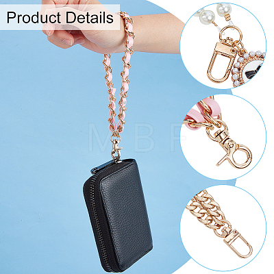 WADORN 3Pcs 3 Style Wrist Phone Case Pendant Decoration & Wristlet Bag Straps AJEW-WR0001-91B-1