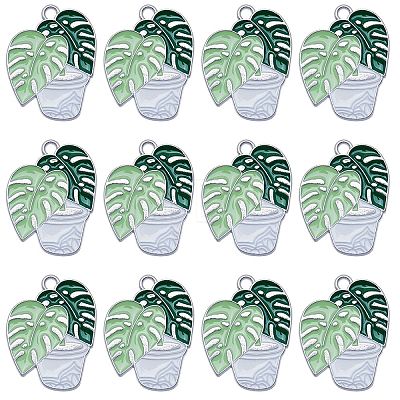 20Pcs Alloy Enamel Pendants FIND-SC0005-98-1