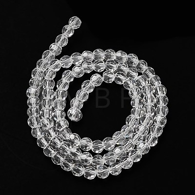 Transparent Glass Beads Strands EGLA-A035-T4mm-D19-1