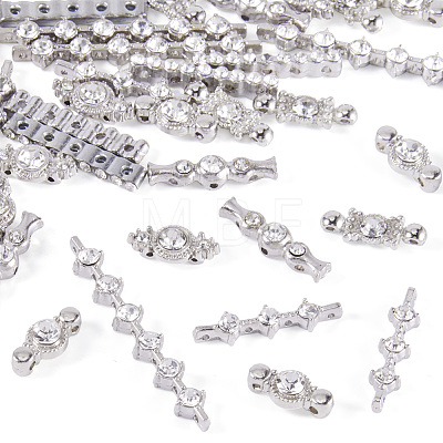 35pcs 7 style Alloy Bar Spacers FIND-FW0001-21-1