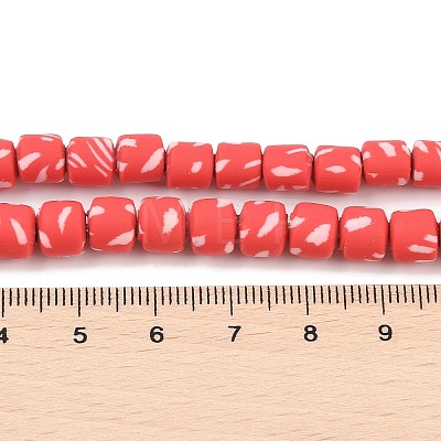 Handmade Polymer Clay Beads Strand CLAY-Z002-01R-1