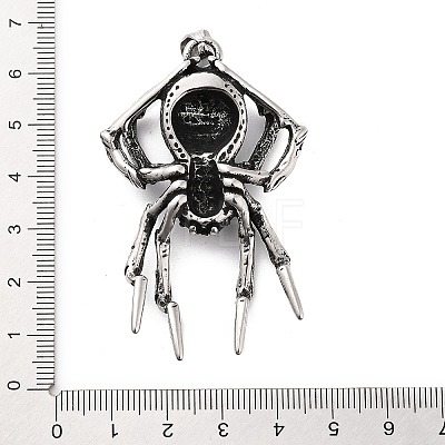Retro 304 Stainless Steel Big Pendants STAS-Z095-02AS-1