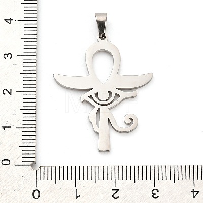 Anti-Tarnish 304 Stainless Steel Pendants STAS-R134-04P-01-1