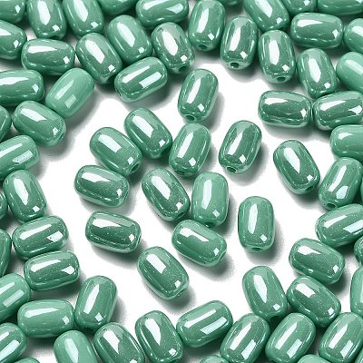 Opaque Glass Beads GLAA-Z012-01F-1