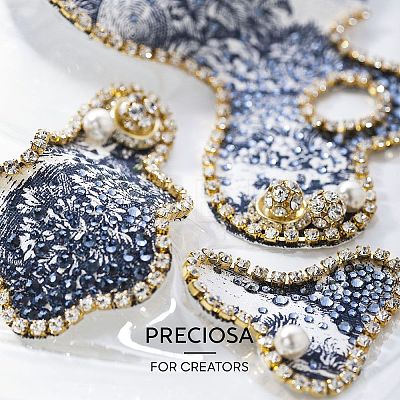 Preciosa® MAXIMA Crystal Round Stones X-PRC-RBSS29-90070-1