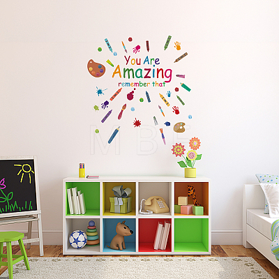 PVC Wall Stickers DIY-WH0228-079-1