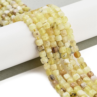 Natural Yellow Opal Beads Strands G-H042-A03-02-1