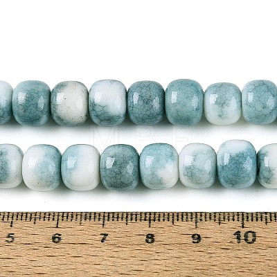 Ombre Effect Dyed Glass Beads Strands GLAA-N067-01A-04-1
