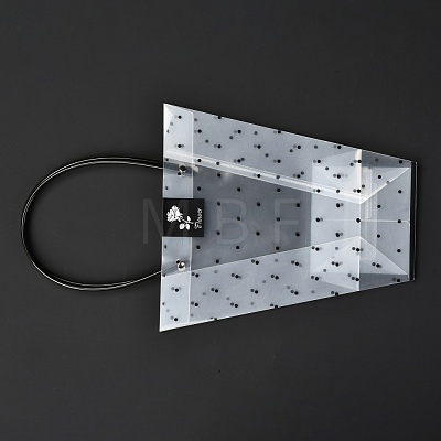 Transparent PVC Gift Bag with Handle ABAG-A004-01C-1
