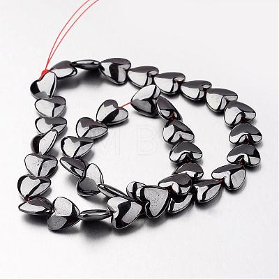 Non-magnetic Synthetic Hematite Bead Strands G-F300-22D-09-1