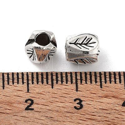 Tibetan Style Alloy Beads FIND-A035-02AS-1