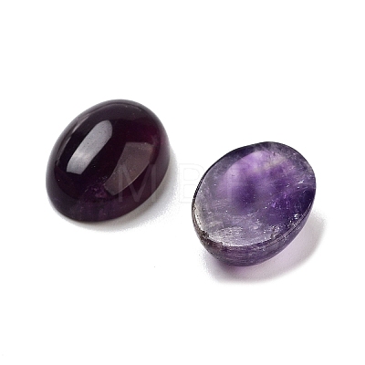 Natural Amethyst Cabochons G-G145-01B-17-1