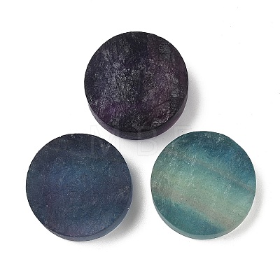 Natural Fluorite Cabochons G-K338-39E-04-1