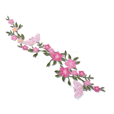 Polyester Embroidered Sew on/Iron on Collar Decoration LS-DIY-WH0029-74C-1