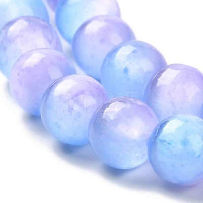 Natural Selenite Beads Strands G-P493-03D-1