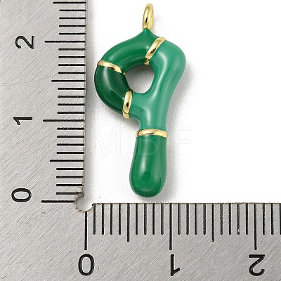 Brass Enamel Pendants KK-E093-03G-P-1