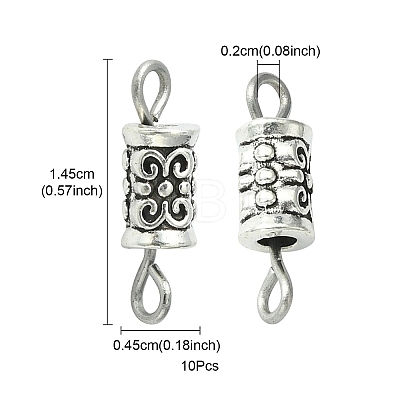 Tibetan Style Alloy Connector Charms PALLOY-YW0001-45-1
