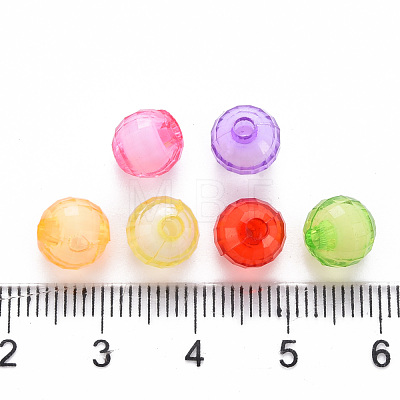 Transparent Acrylic Beads TACR-S152-21E-1