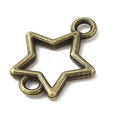 Tibetan Style Alloy Connector Charms PALLOY-M217-25AB-1