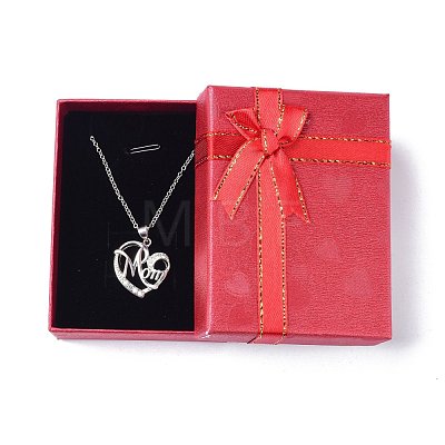 Paper Jewelry Organizer Box CON-Z005-05C-1