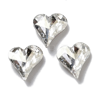 K9 Glass Rhinestone Cabochons GLAA-H034-01B-001SS-1