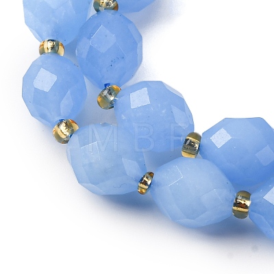 Natural White Jade Beads Strands G-D305-B01-01D-1