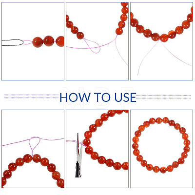 DIY Bead Stretch Bracelets Making DIY-SC0009-55-1