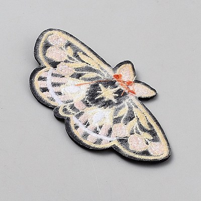 Butterfly Computerized Embroidery Polyester Iron on/Sew on Patches DIY-WH0671-388F-1