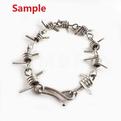 304 Stainless Steel Barb Wire Findings STAS-P196-24-1